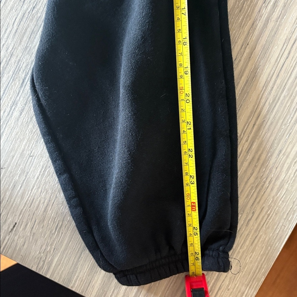 Old Navy Black Jogger Sweatpants Womens Size M Cozy Drawstring - Picture 8 of 9